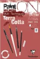 Blok A4 papier w kolorze terakoty 250g 20ark - tantis.pl