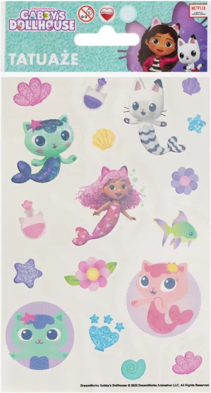 Tatuaż Gabby's Dollhouse 2 - tantis.pl