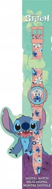 Disney Stitch. Zegarek cyfrowy - tantis.pl
