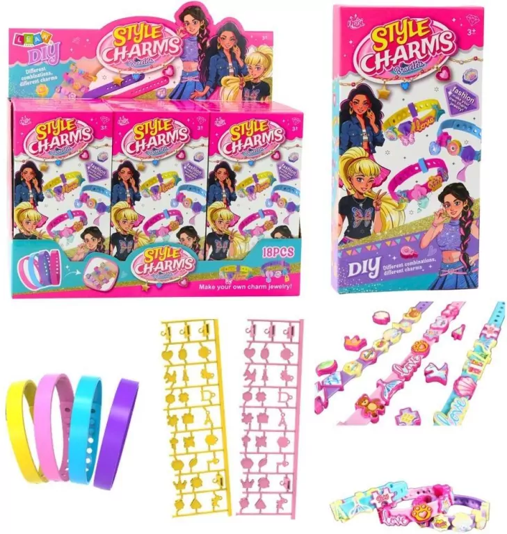 Bransoletki DIY zawieszki zwierzęta - tantis.pl