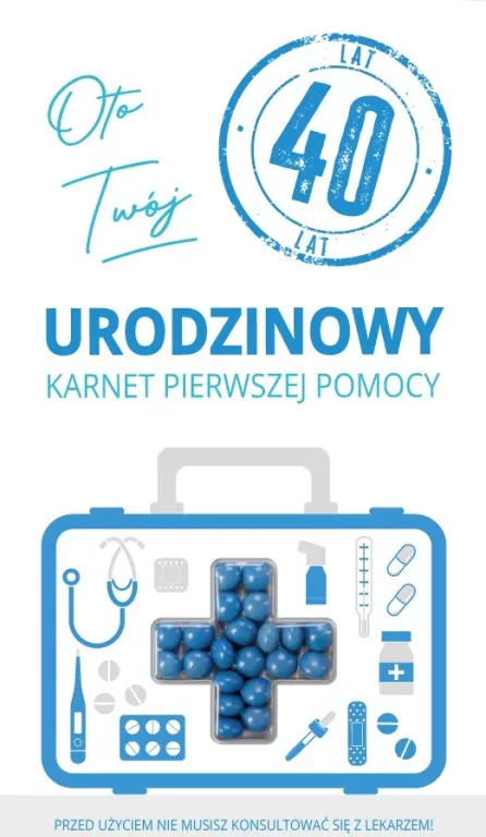 Karnet Urodziny 40 - tantis.pl