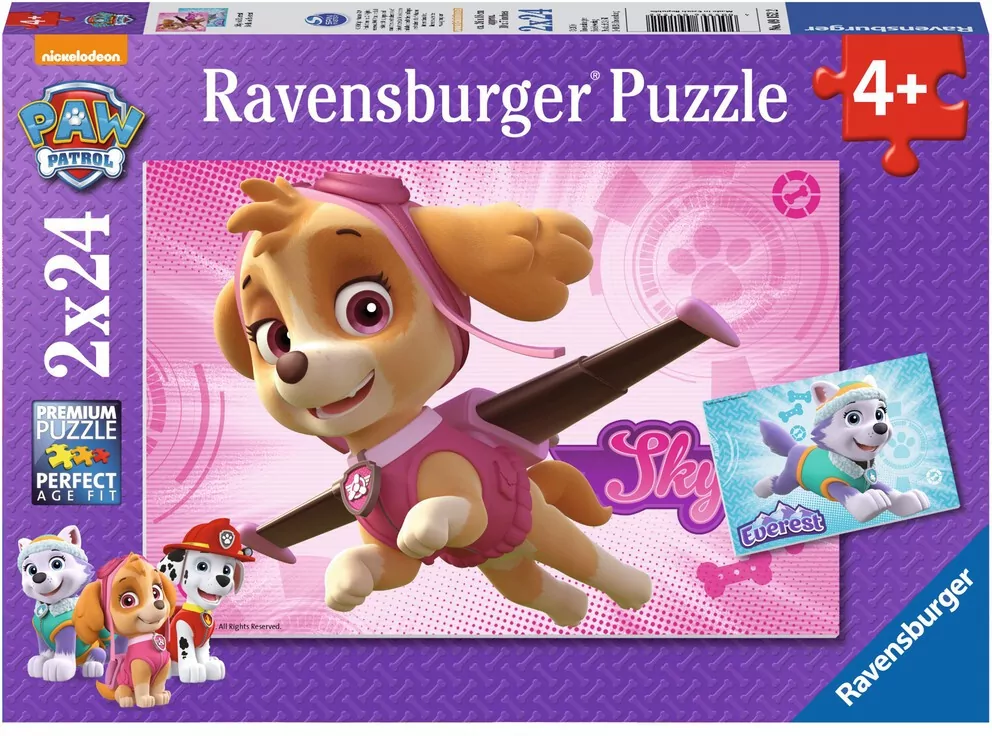 Puzzle 2x24 Psi Patrol Skye and Everest - tantis.pl