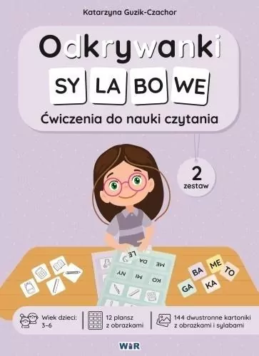 Odkrywanki sylabowe. Ćw. do nauki czytania 2 - tantis.pl