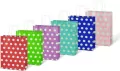 Torebka na prezent kraft 150x210x80 kropka mix - tantis.pl