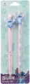 Ołówki z gumową nakładką Disney Fashion Stitch wzór 3 blister 2 szt. - tantis.pl