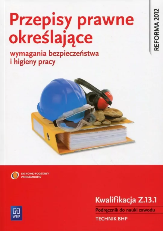 Przepisy prawne określające wymagania BHP. Kwalifikacja Z.13.1 - tantis.pl