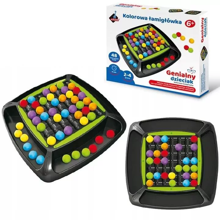 Kolorowa łamigłówka. Genialny dzieciak - tantis.pl