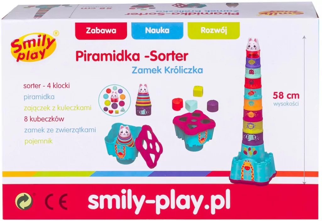 Zamek. Króliczka piramidka - tantis.pl