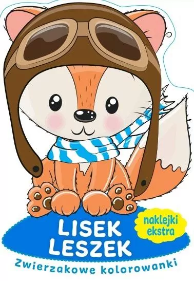 Zwierzakowe kolorowanki. Lisek Leszek - tantis.pl