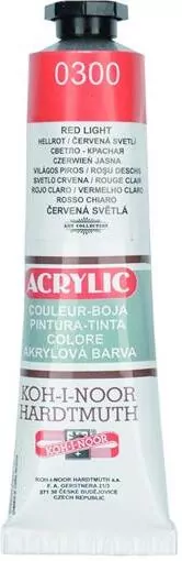 FARBA ACRYLOWA 162714 LIGHT RED 0300 40 ML. - tantis.pl