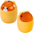 Mini kosz na biurko Miś pomarańczowy 1L 16cm - tantis.pl