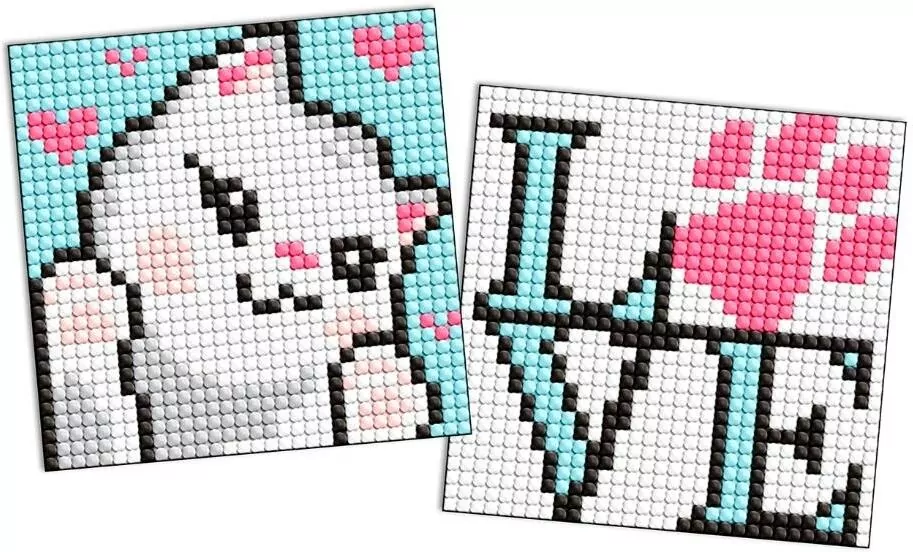 Diamentowa mozaika Kids magnes - Uroczy kotek - tantis.pl