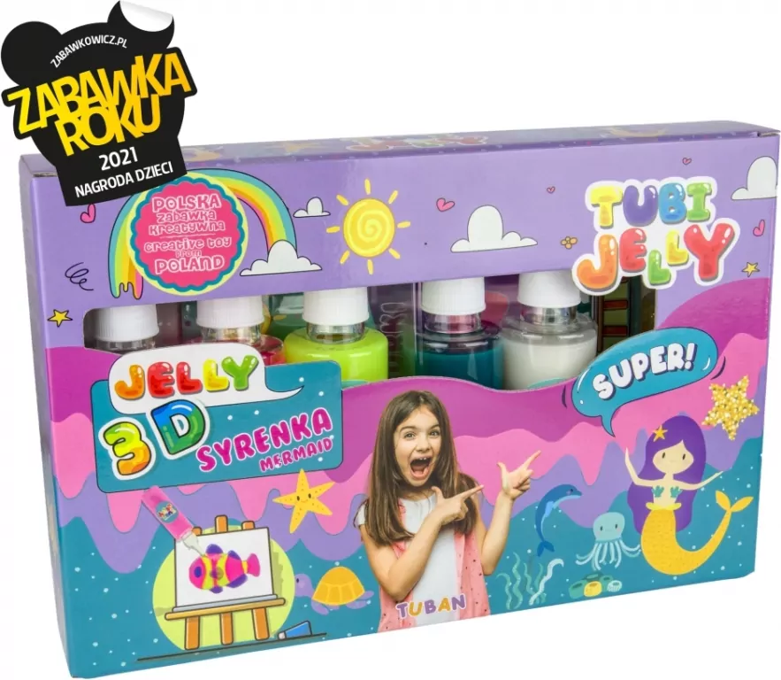 Tubi Jelly 6 kolorów. Syrenka - tantis.pl