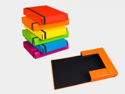 Teczki z gumką Vaupe box caribic A4 zielony 1200g (341/15)