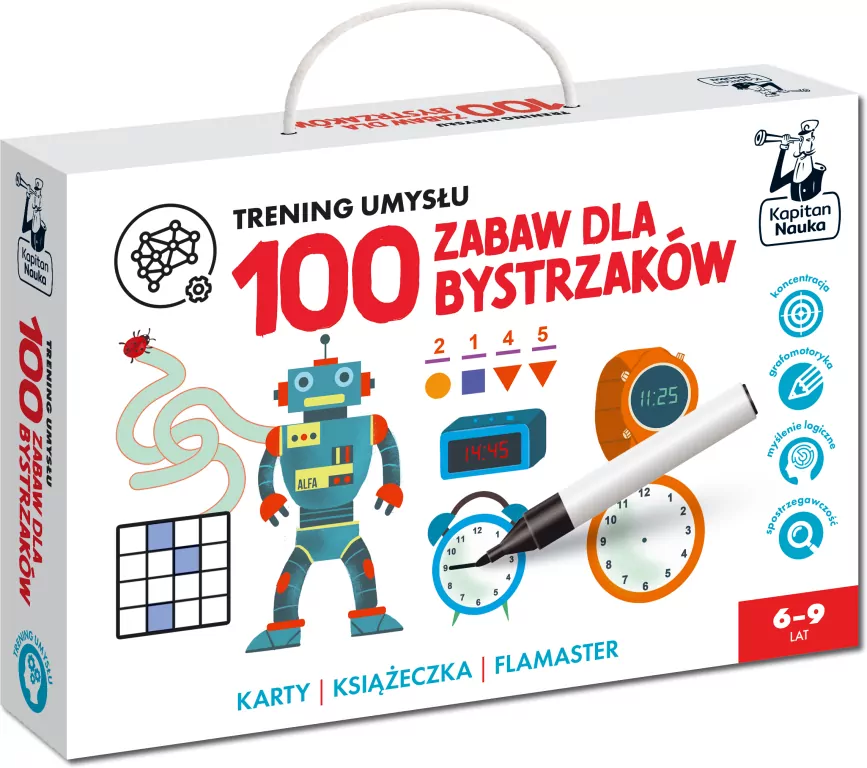Kapitan Nauka. Trening umysłu. 100 zabaw dla... - tantis.pl
