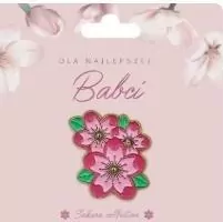 Broszka prezentowa Najlepsza Babcia - tantis.pl