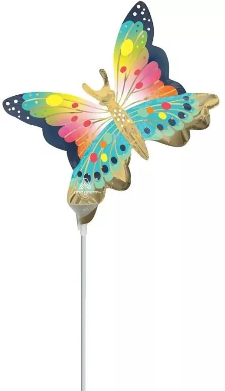 Balon foliowy kolorowy motyl - tantis.pl