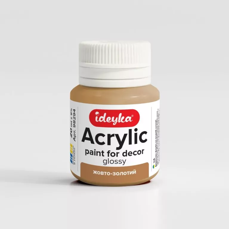 Farba akrylowa Żółto-złoty 20ml - tantis.pl