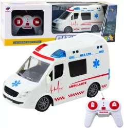 Ambulans RC 1:20 biały