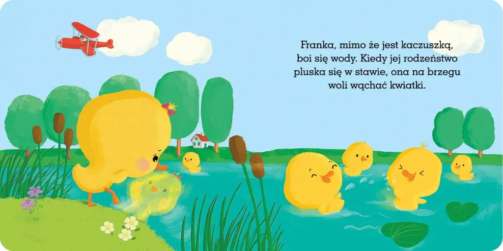 Kaczuszka Franka uczy się pływać - tantis.pl