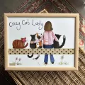 Podstawka pod laptopa. Crazy Cat. Lady Kociara LP19 - tantis.pl