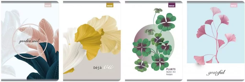Zeszyt A5/80K linia Flower - tantis.pl