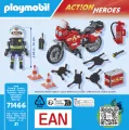Playmobil 71466 Motocykl straży pożarnej na miejscu wypadku - tantis.pl