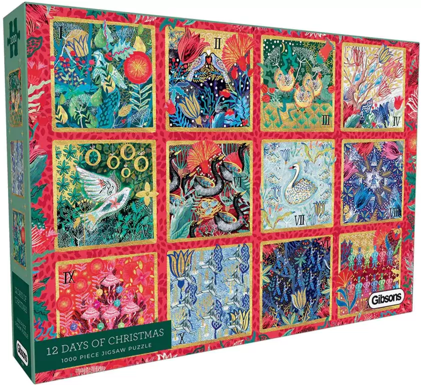 Puzzle 1000 12 dni świąt Bożego Narodzenia - tantis.pl
