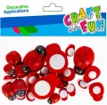 Biedronki drewniane 24szt - tantis.pl
