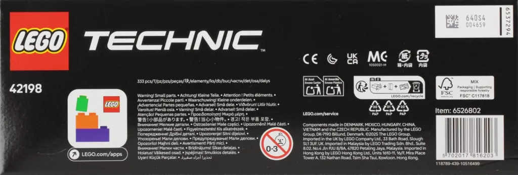 LEGO(R) TECHNIC 42198 Samolot transportowy - tantis.pl