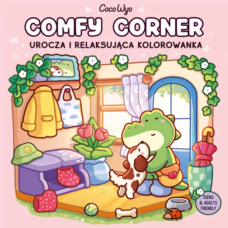 Comfy Corner. Urocza i relaksująca kolorowanka - tantis.pl