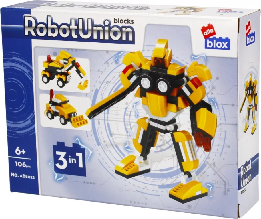 Alleblox. Klocki konstrukcyjne. Robot, 106 elementów - tantis.pl