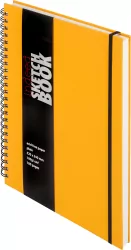 Szkicownik notes A4. Musztardowy