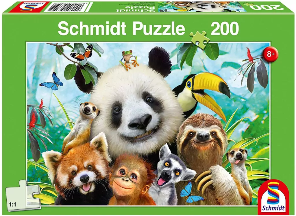 Puzzle 200. Wesołe zwierzaki G3 - tantis.pl