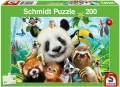 Puzzle 200. Wesołe zwierzaki G3 - tantis.pl