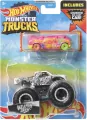 Hot Wheels Monster Trucks Pojazd 1:64 + autko, mix - tantis.pl