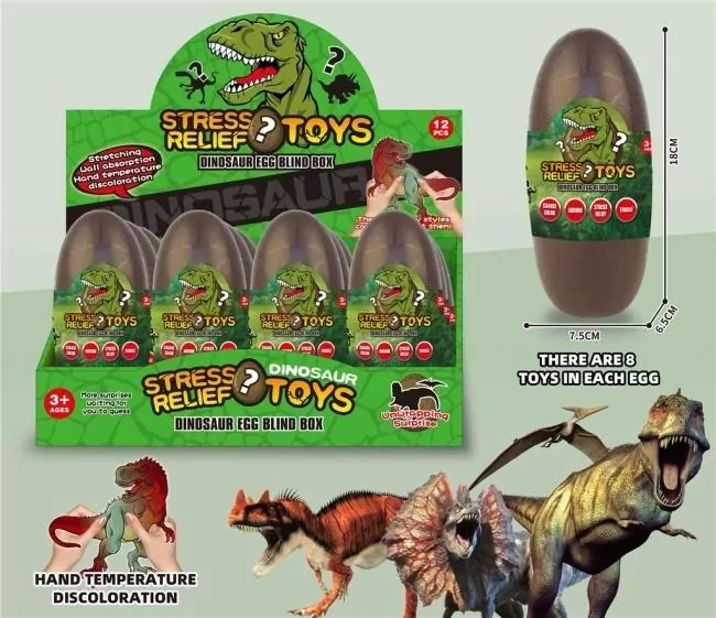 Jajo dinozaura zmieniającego kolor MIX - tantis.pl