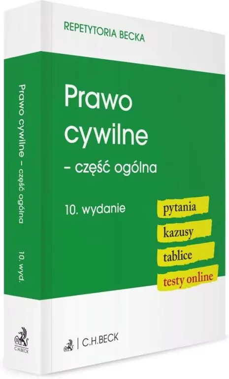 Prawo cywilne - część ogólna. 10.wydanie - tantis.pl
