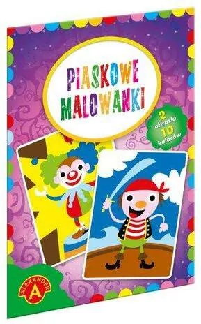 Klaun i Pirat. Piaskowe malowanki. - tantis.pl