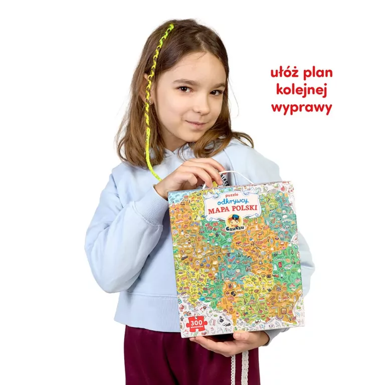 CzuCzu. Mapa Polski. Odkrywcy. 7+ - tantis.pl