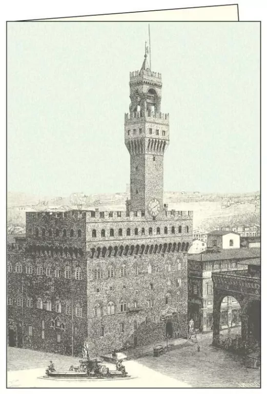 Karnet z kopertą. Firenze Piazza Signoria - tantis.pl
