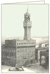 Karnet z kopertą. Firenze Piazza Signoria