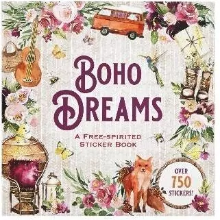 Książka z naklejkami 750szt - Boho Dreams - tantis.pl
