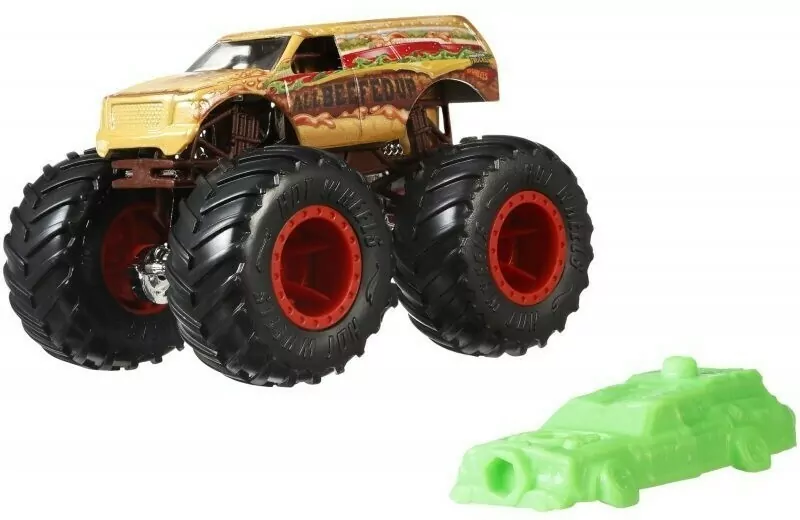 Hot Wheels. Monster Trucks Pojazd 1:64 - tantis.pl