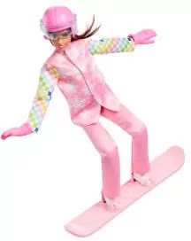 Barbie Careers Snowboarder Doll in Pink Jacket - tantis.pl