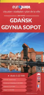 Plan Miasta EuroPilot. Gdańsk Gdynia Sopot laminat