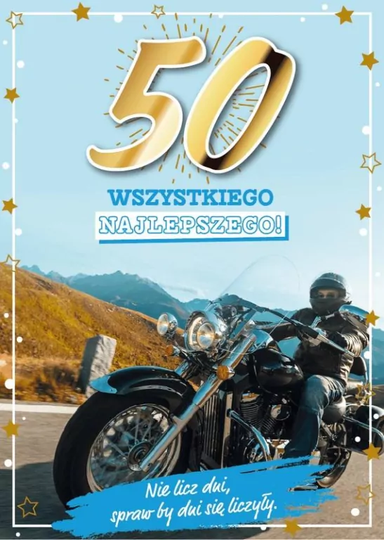 Karnet. 50. Wszystkiego najlepszego! - tantis.pl