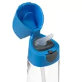 B.Box. Bidon tritanowy ze słomką. 450 ml. Blue Slate - tantis.pl