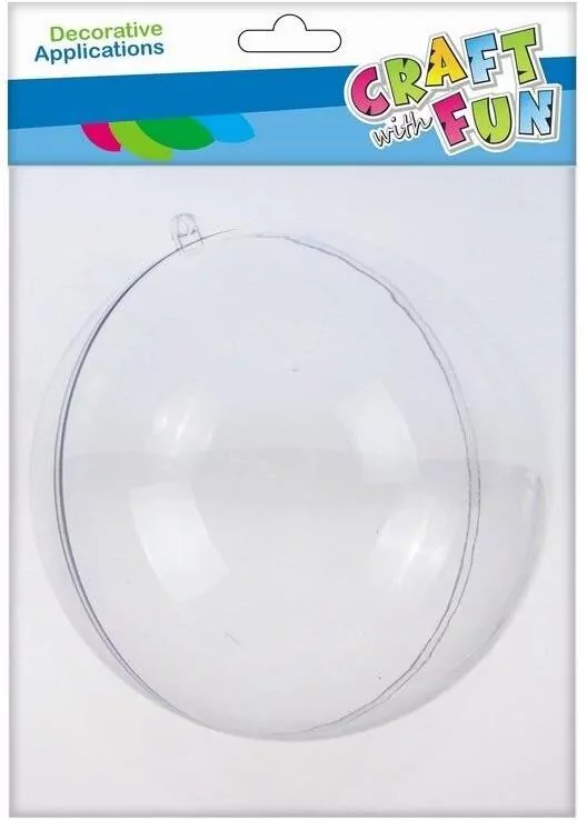 Ozdoba dekoracyjna plastikowa kula, 18cm - tantis.pl