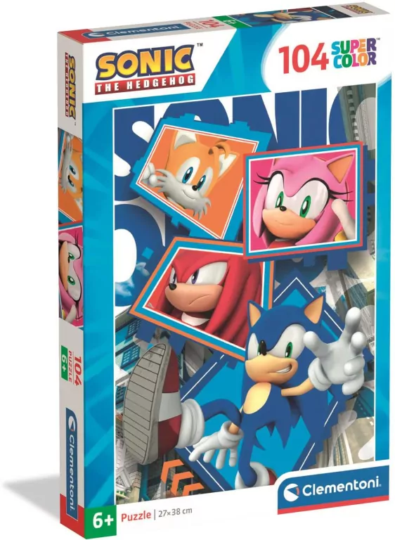 Puzzle 104 Super Color Sonic - tantis.pl